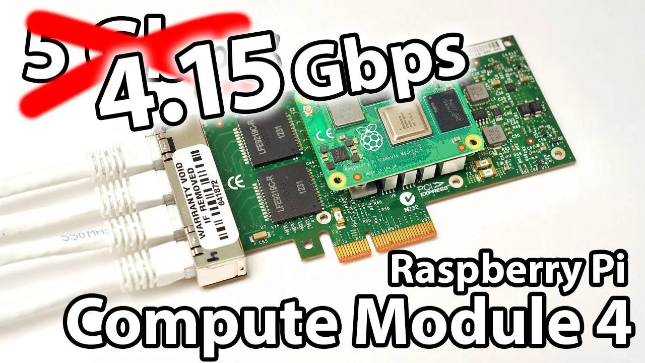 4+ Gbps Ethernet on the Raspberry Pi Compute Module 4