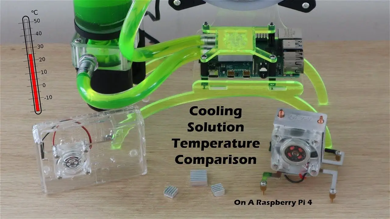 Comparing Cooling Solutions On A Raspberry Pi 4 – Is Water Cooling Worth It?