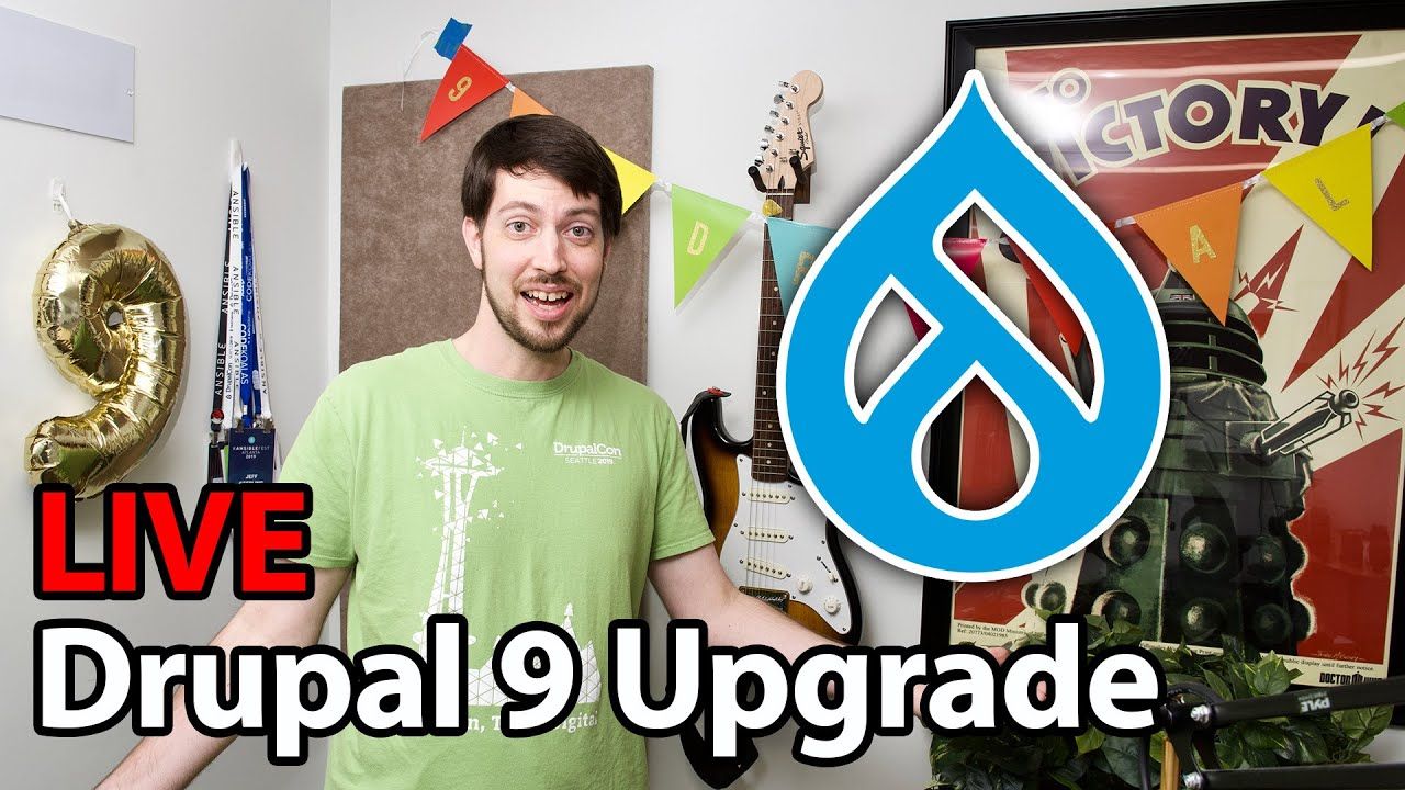 Drupal 9 Upgrade on a Raspberry Pi LIVE!