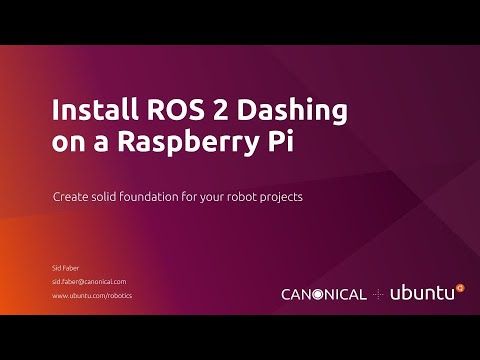 Install ROS 2 Dashing on a Raspberry Pi