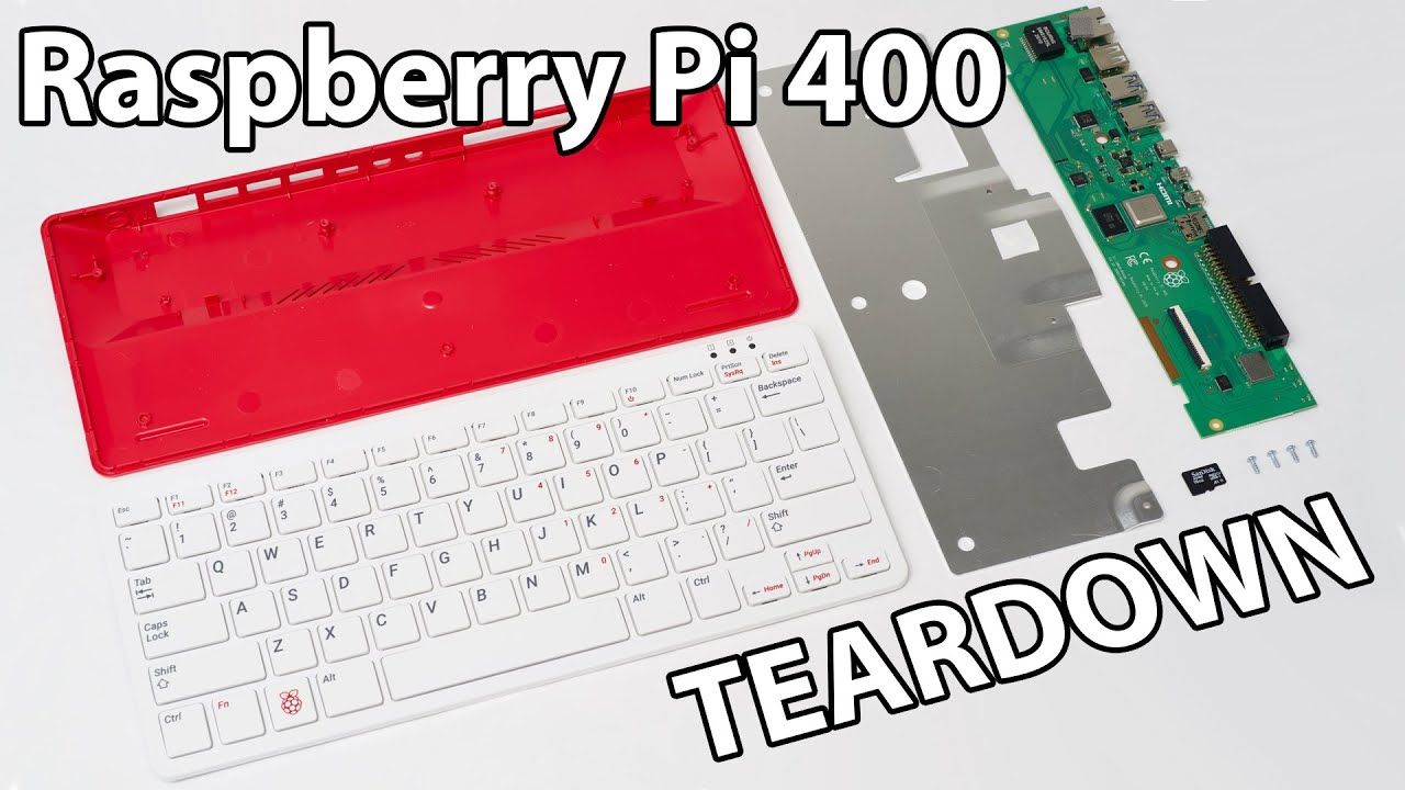 The Raspberry Pi 400 Teardown