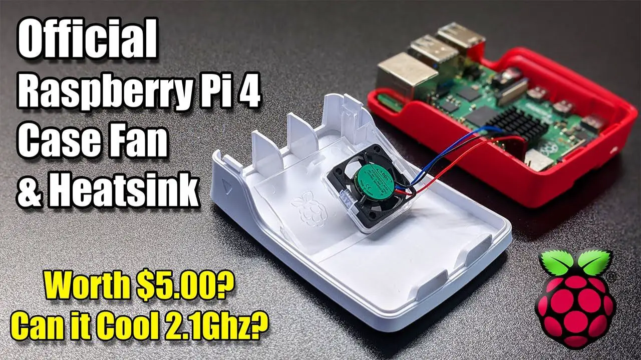 Official Raspberry Pi 4 Case Fan and Heatsink Review Is It Worth $5.00