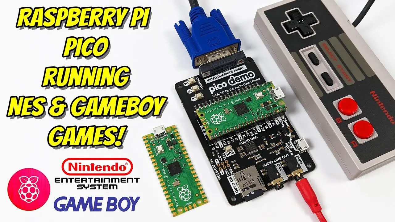 Raspberry Pi Pico Running NES & GameBoy Games! Early Testing