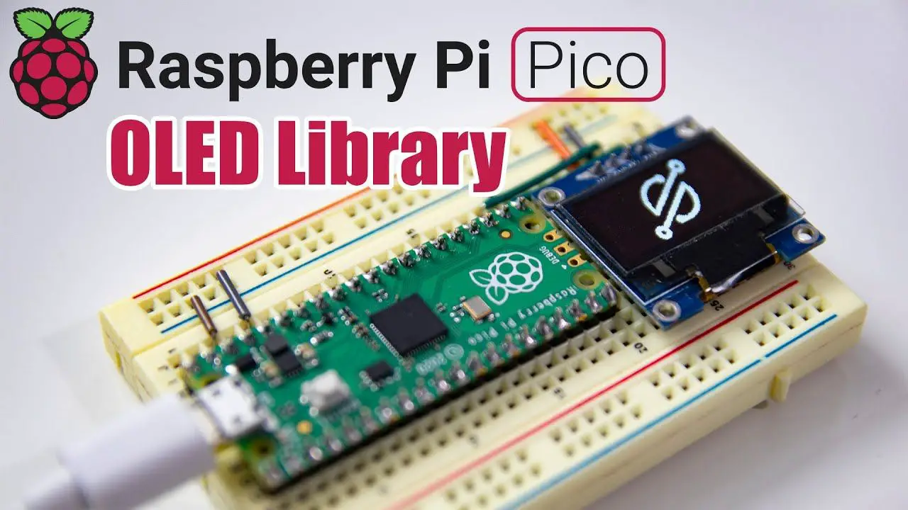 Raspberry Pi Pico – SSD1306 OLED Micro Python Library and Setup