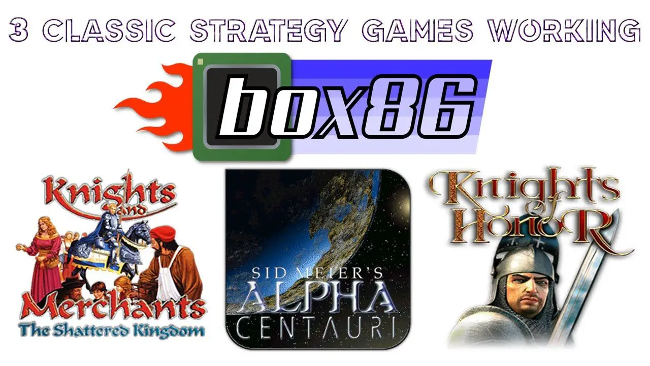 3 classic strategy games working with BOX86 + WINE on ARM Linux (here, ROCKPI4C)