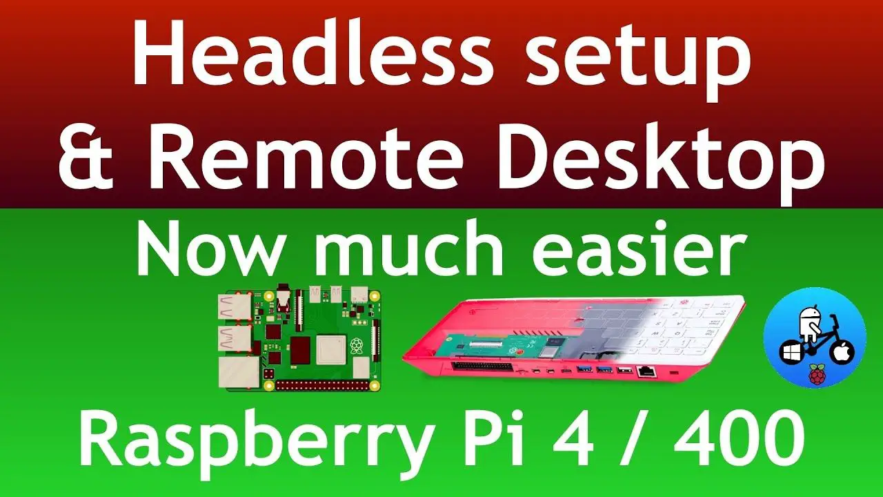 Headless SSH and Remote Desktop setup. Raspberry Pi imager 1.6 Advanced mode.