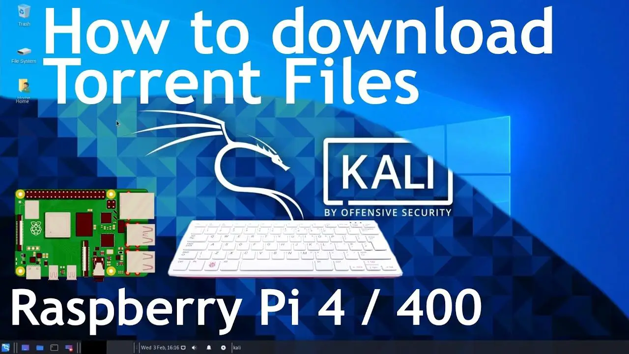 How to Download Torrent files & trying to USB boot Kali Linux. Raspberry Pi 4/ 400