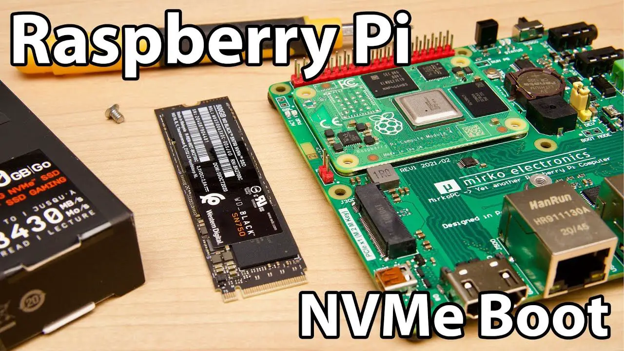 Raspberry Pi boots off an NVMe SSD, natively!