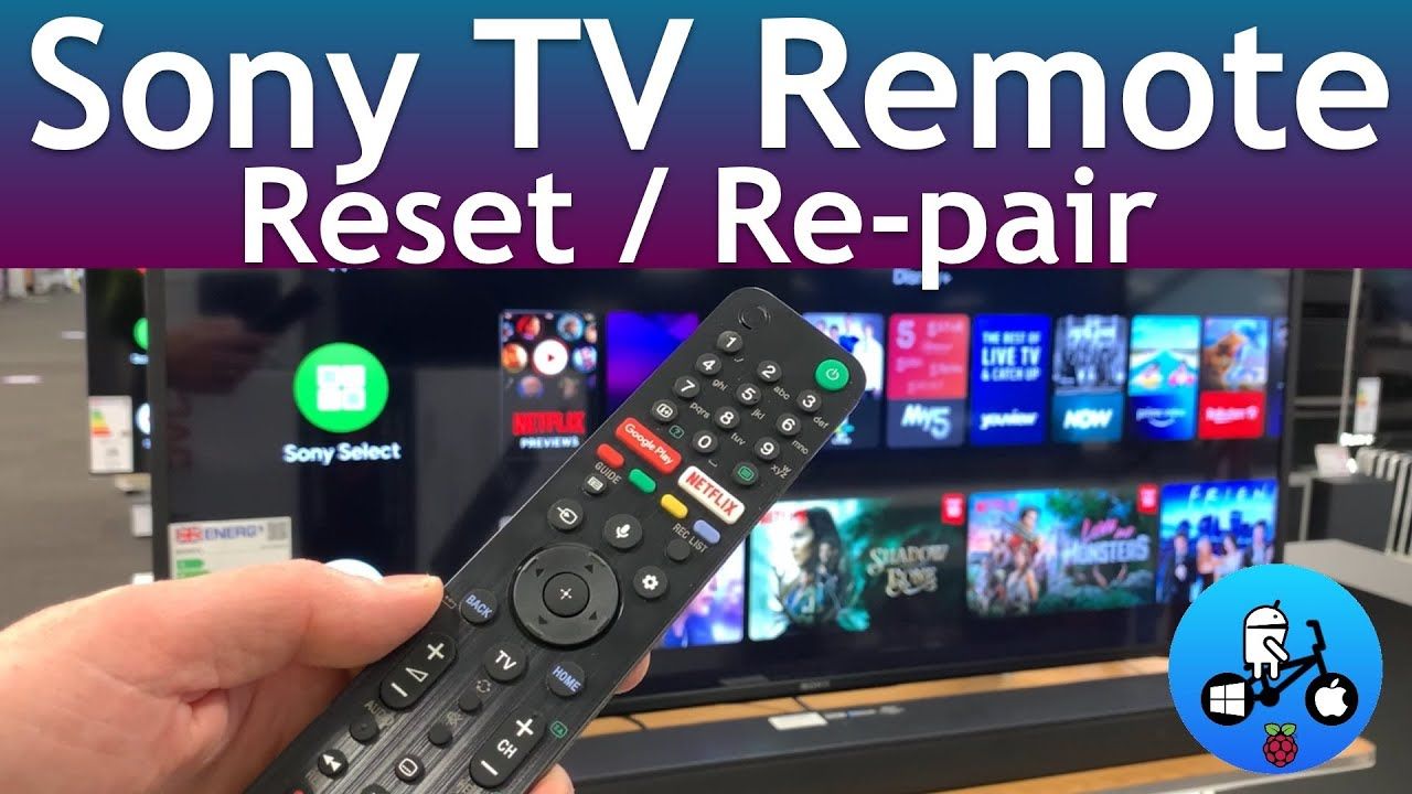 SONY TV Bluetooth Voice remote Reset / Re-pair. Sony Bravia Android TV