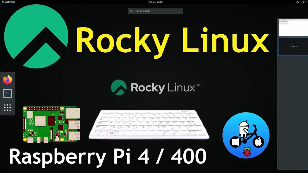 rocky linux screenshots