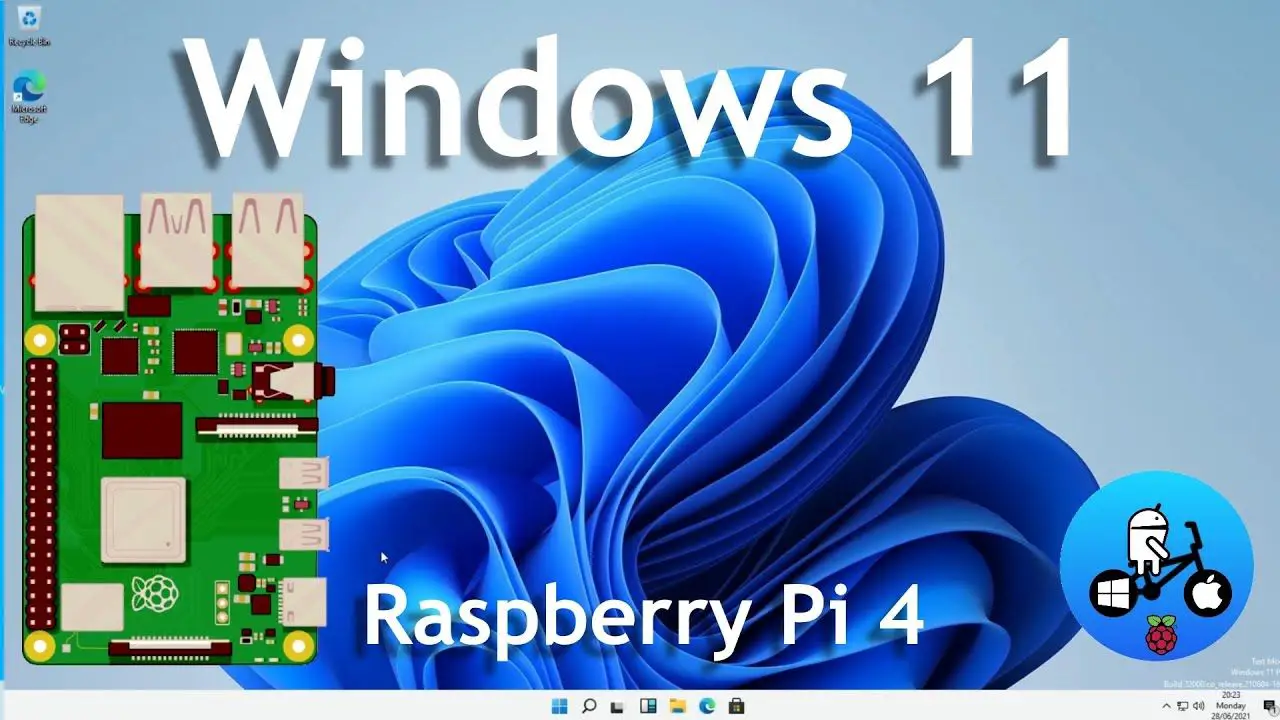 Windows 11 working on Raspberry Pi 4. Wor episode 31