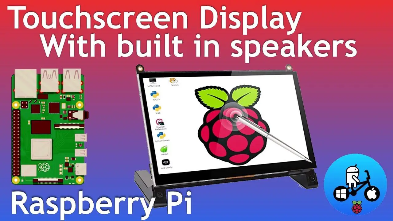 EVICIV 7” Touchscreen Display. Raspberry Pi 4 and Pi Zero W test.