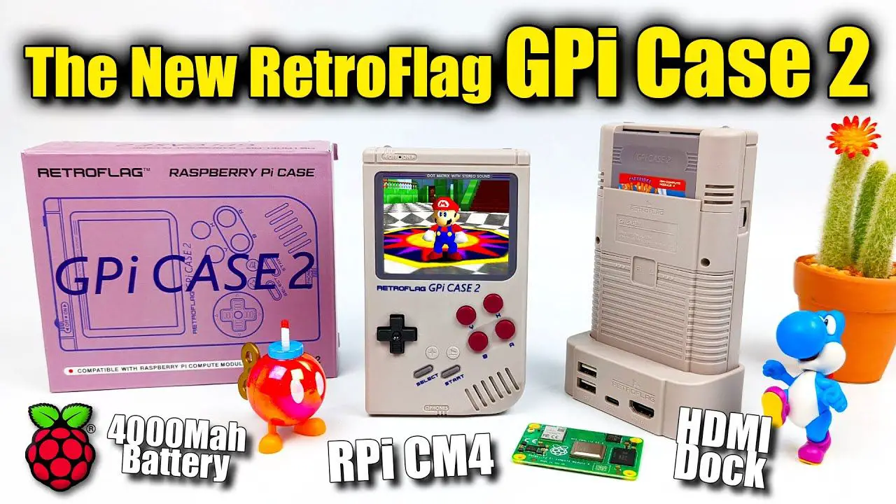 The New GPi Case 2 Is Finally Here👍 An All-New Raspberry Pi CM4 GameBoy! Hands-On Review