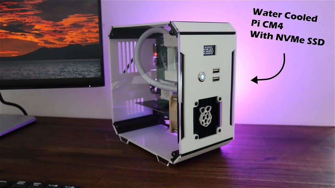 Ultimate Raspberry Pi Computer Build – Water Cooled CM4 with NVMe SSD ...