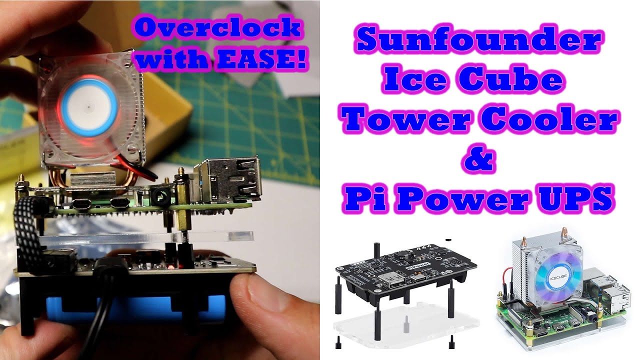Raspberry Pi Essentials – Ice Cube Tower & Pi Power UPS
