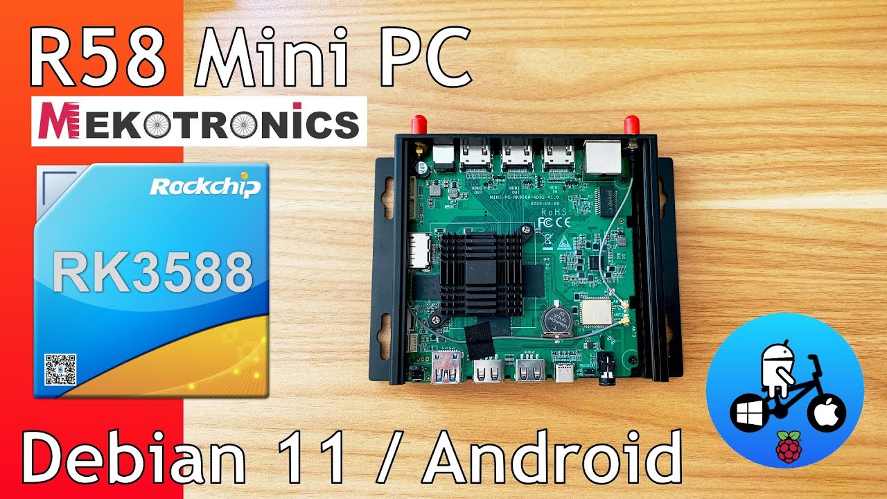 Super powerful Arm mini PC. Mekotronics R58 Debian install.