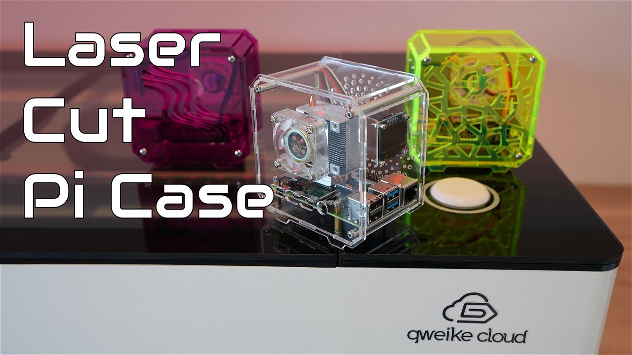 Clear Raspberry Pi Cases On The Gweike Cloud – Can It Compete With The Glowforge?