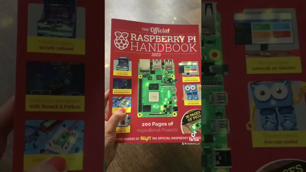 Take a look inside the brand 2023 Raspberry Pi Handbook