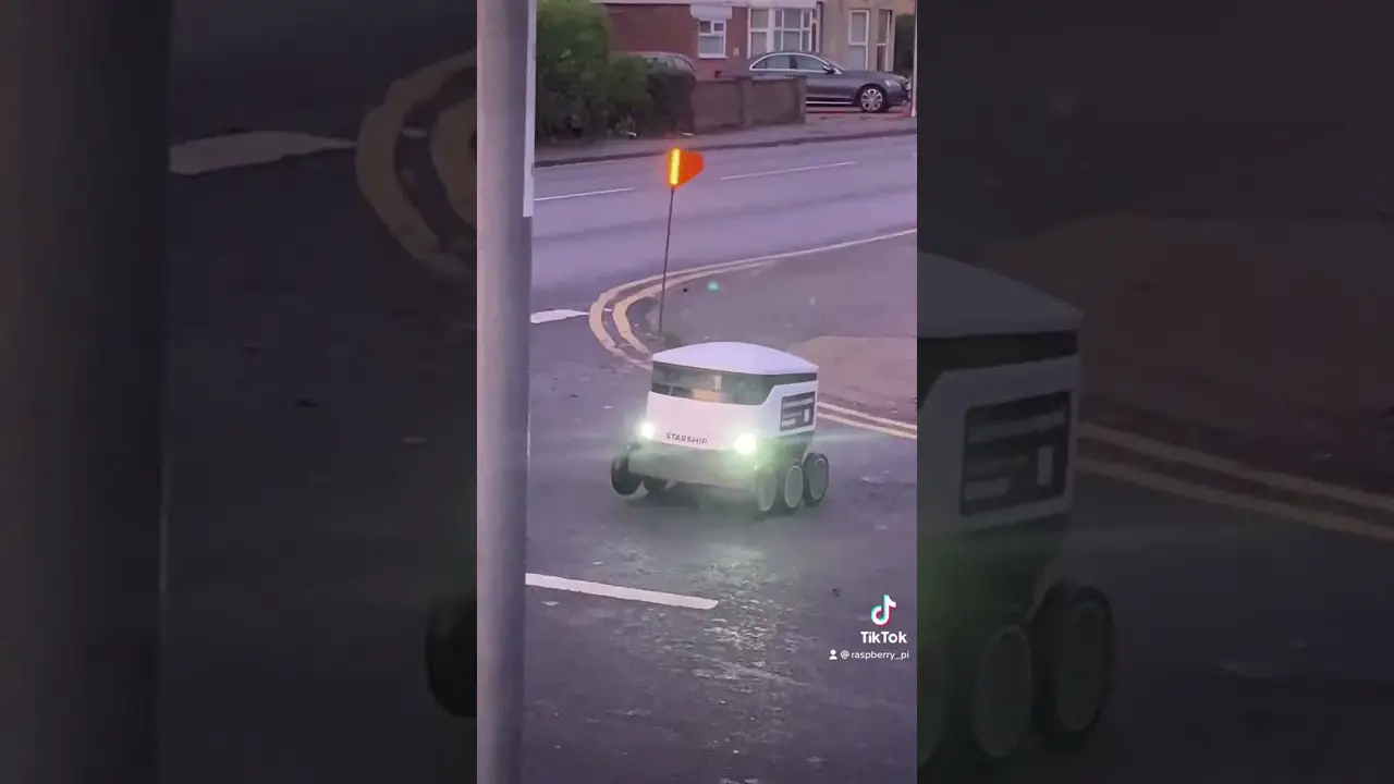 Robots deliver items to Pi Towers