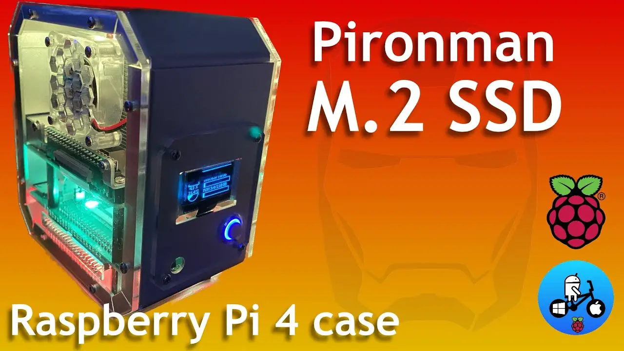 Sunfounder Pironman Raspberry Pi 4 Case