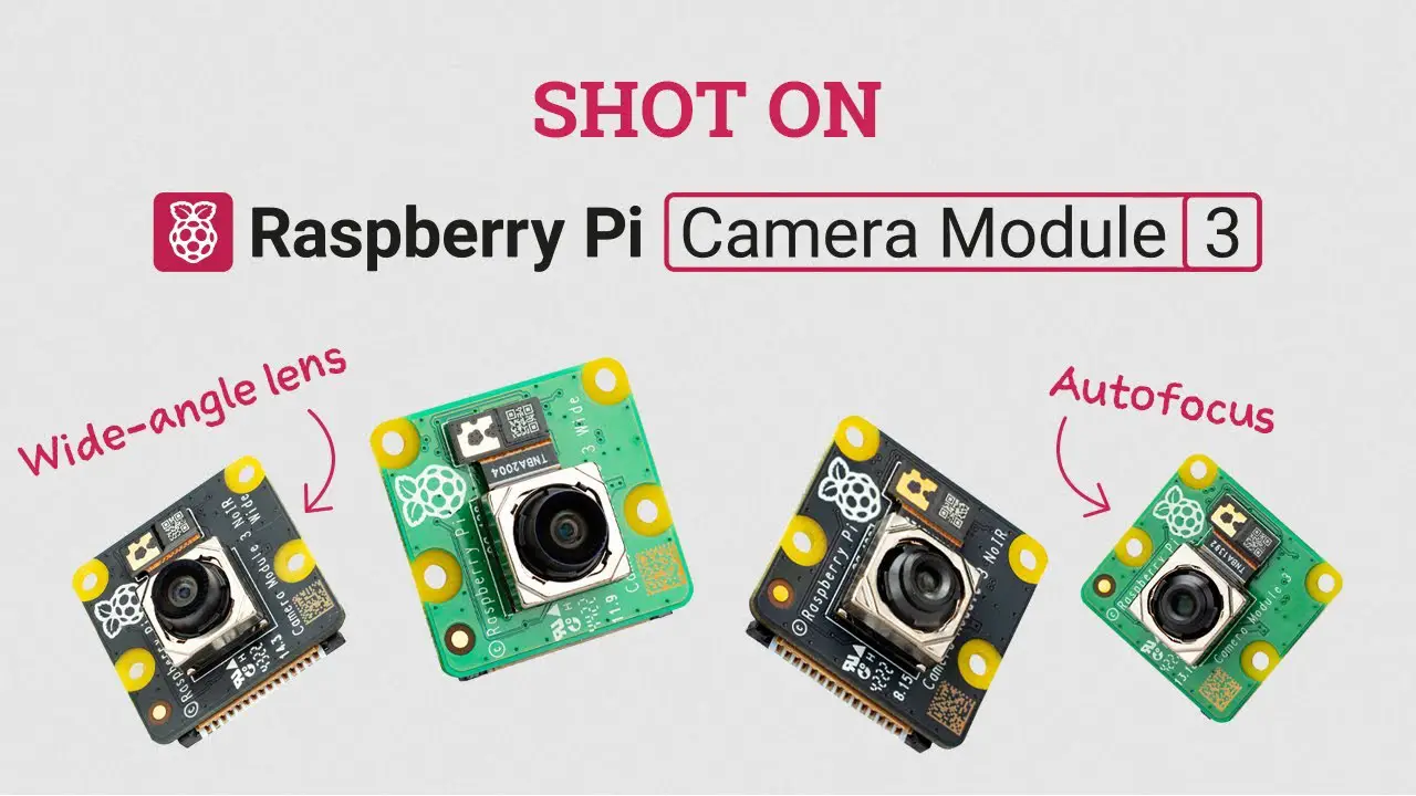 Raspberry Pi Camera Module 3 – Autofocus cameras!