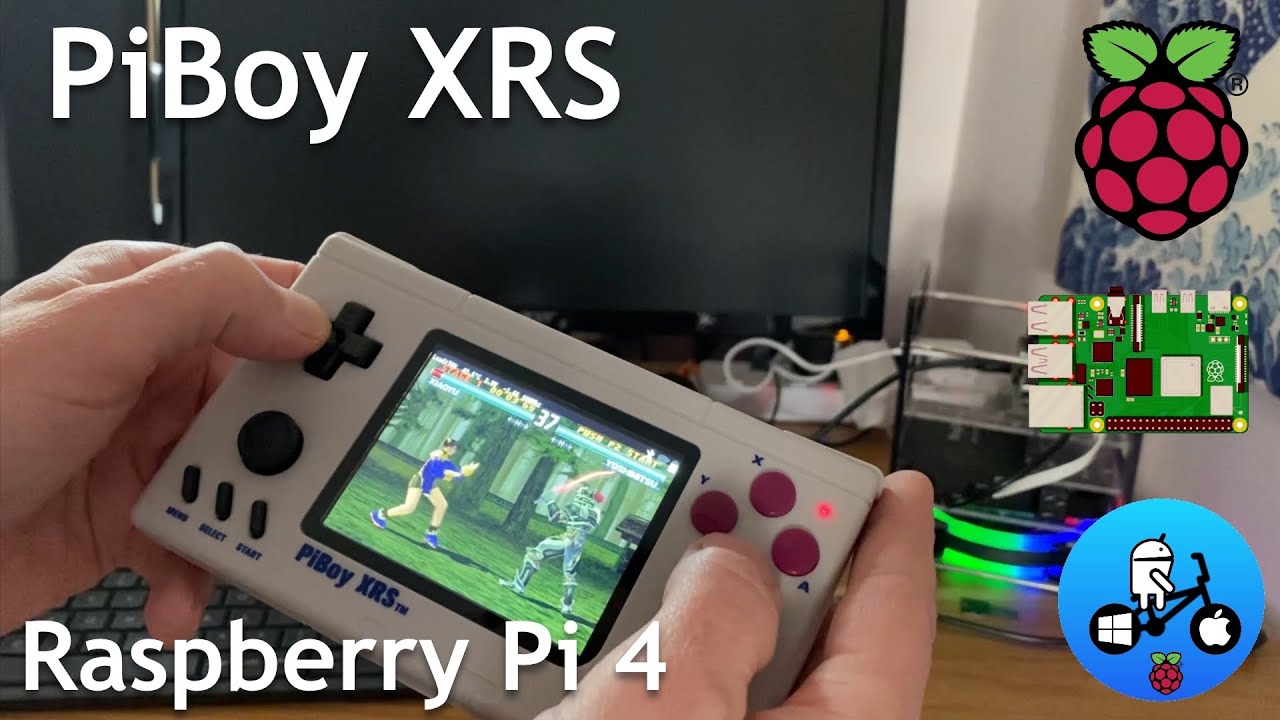 PiBoy XRS. Raspberry Pi 4 Handheld Retro Gaming.
