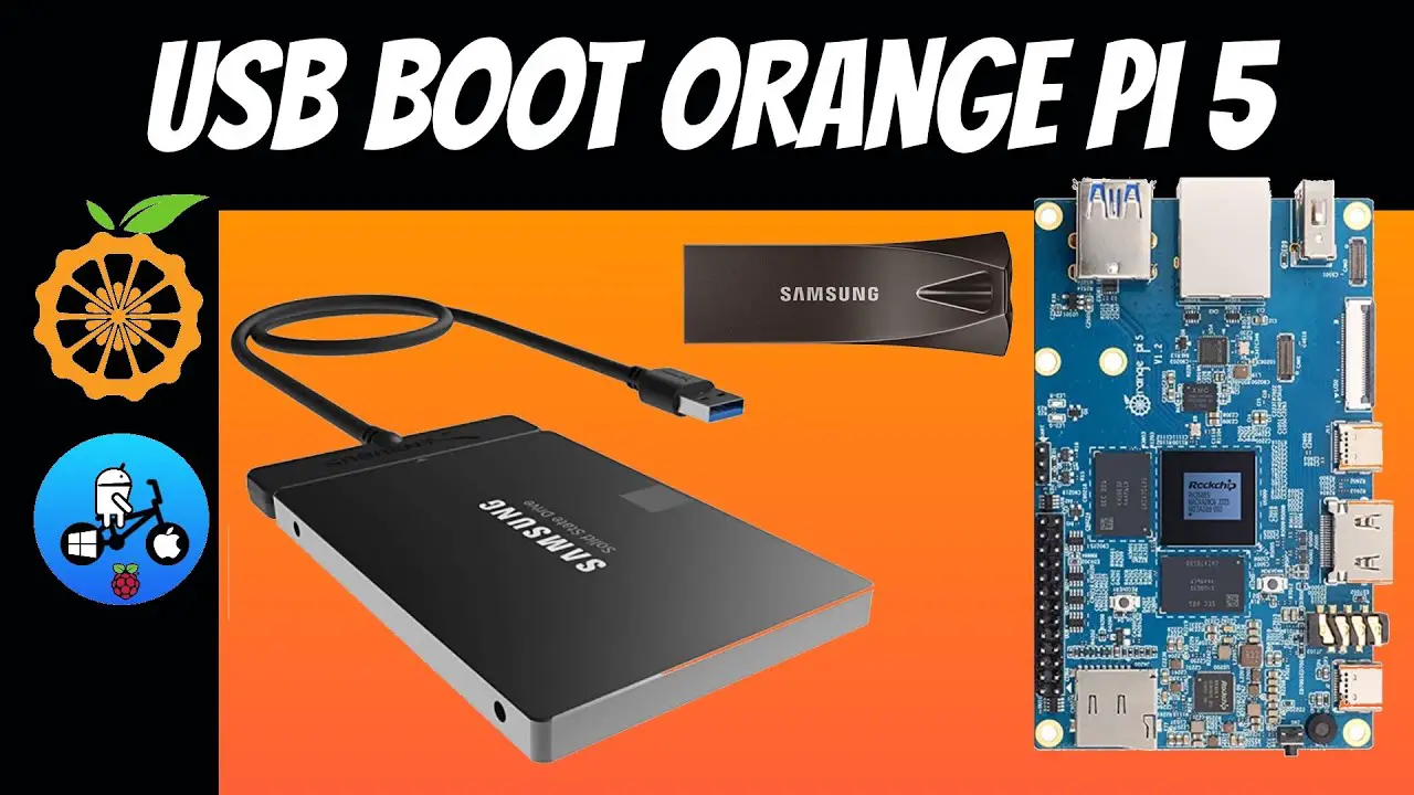 USB Boot Ubuntu 22.04. Orange Pi 5.