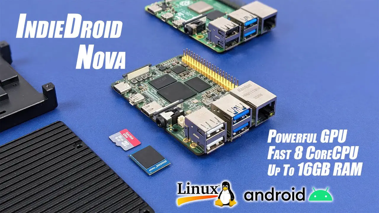 Yeah, It’s WAY Faster than a Raspberry Pi, IndieDroid Nova Hands-On