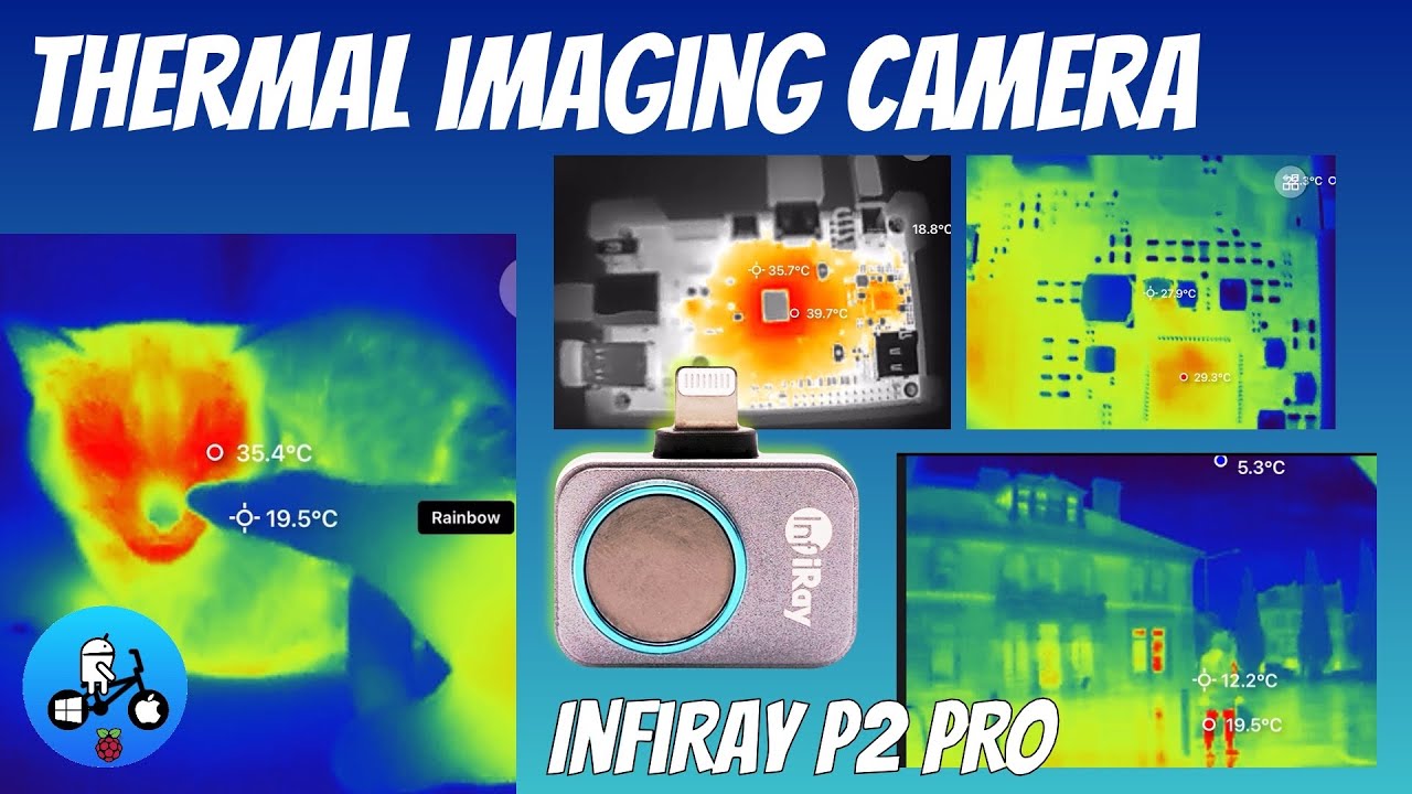 Thermal camera for iPhone or Android. Xinfrared Infiray P2 Pro