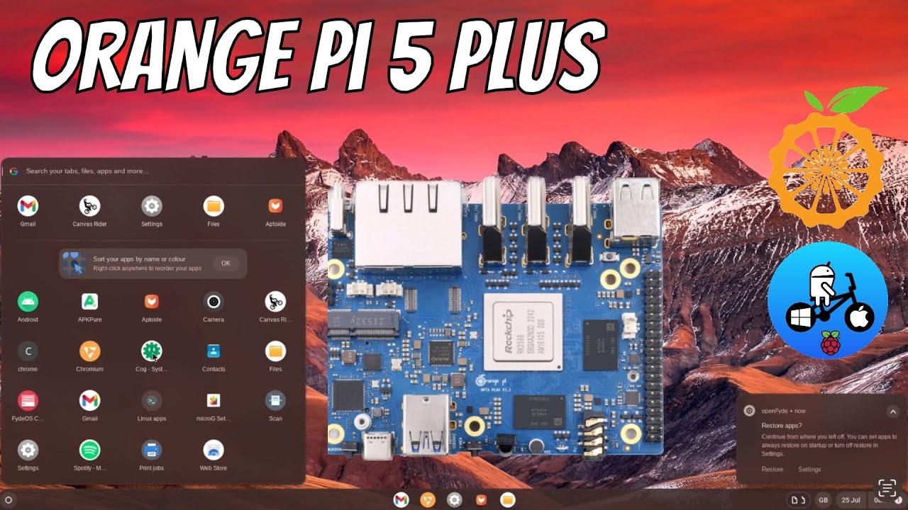The most user friendly OS? Openfyde r114-1 Orange Pi 5 plus