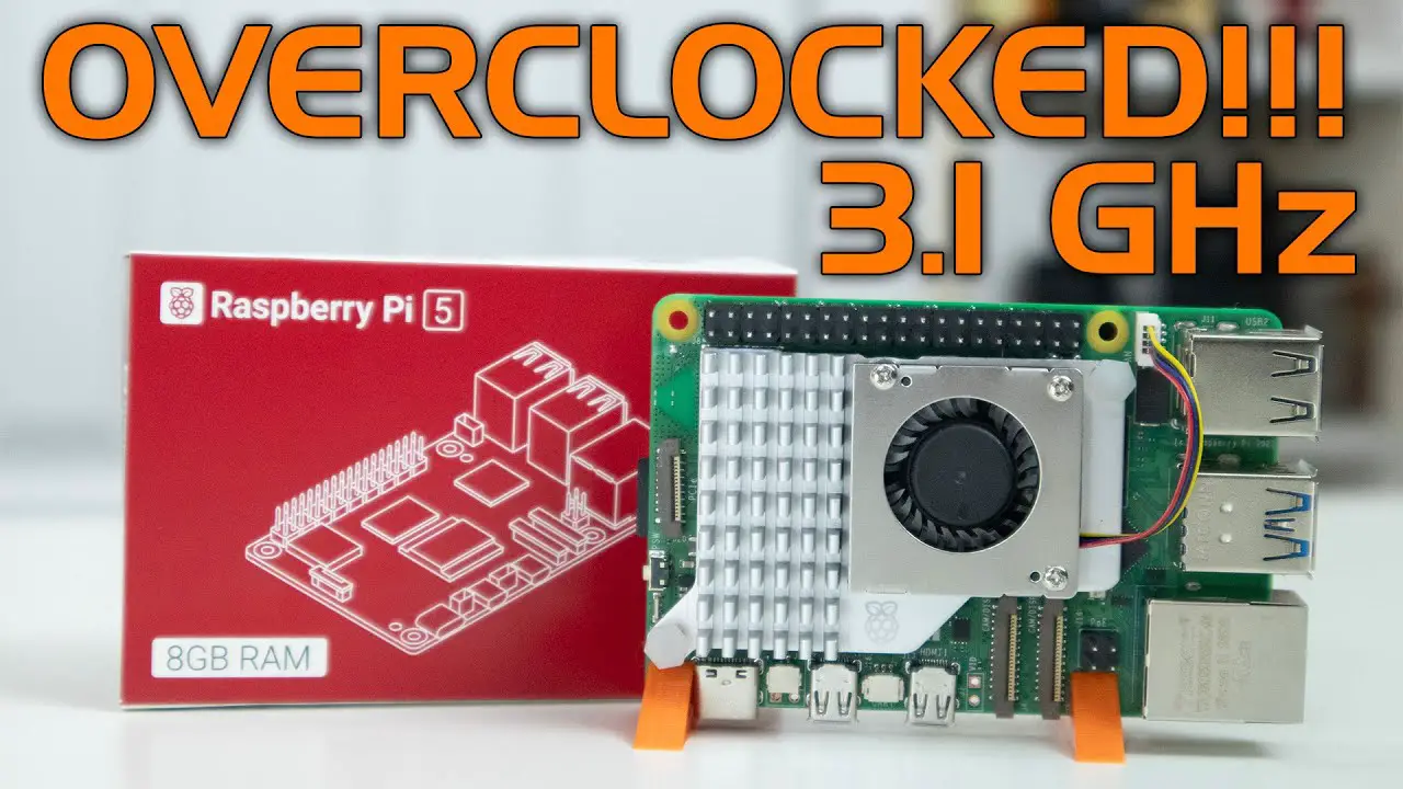 Overclocking Raspberry Pi 5 to 3.1 Ghz and First Impressions