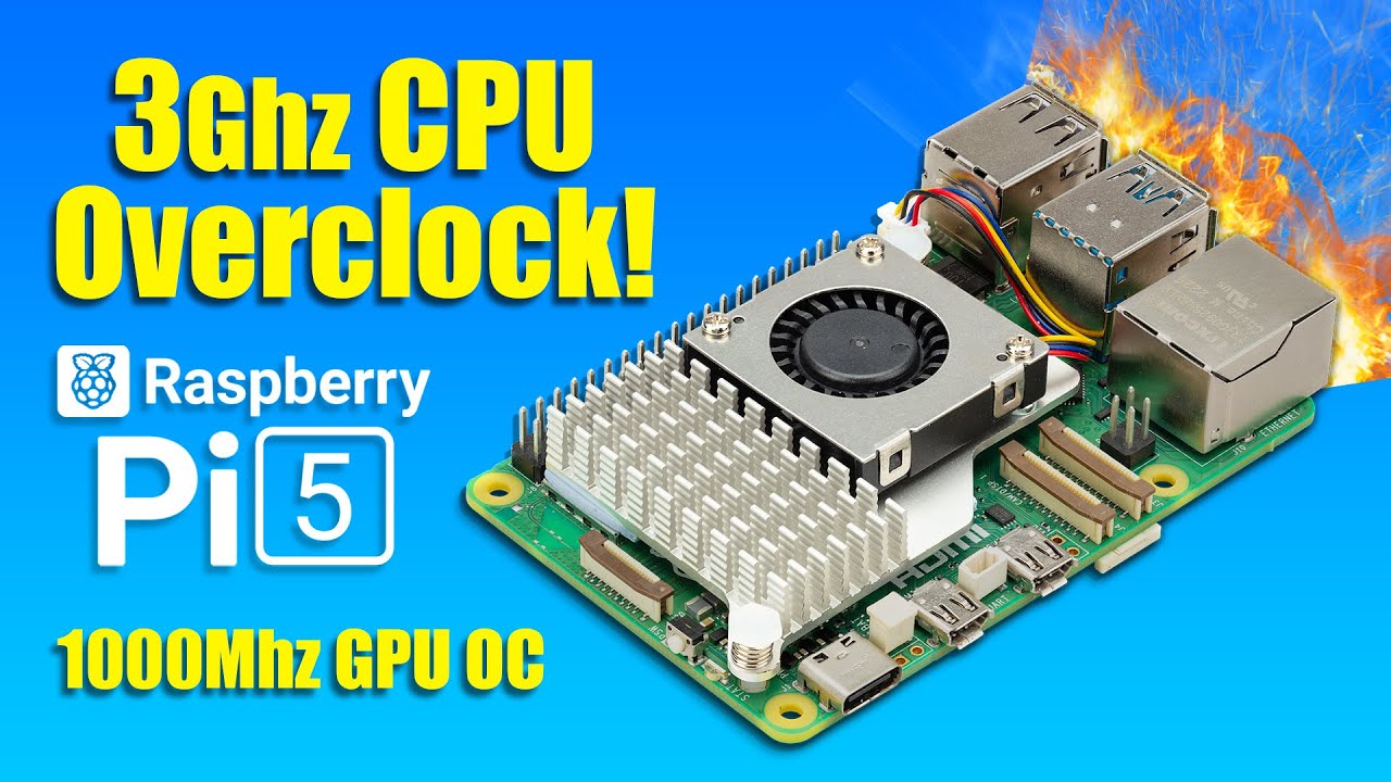 Overclocking The Raspberry Pi 5 To 3.0GHz! Taking The Pi5 To The Edge!