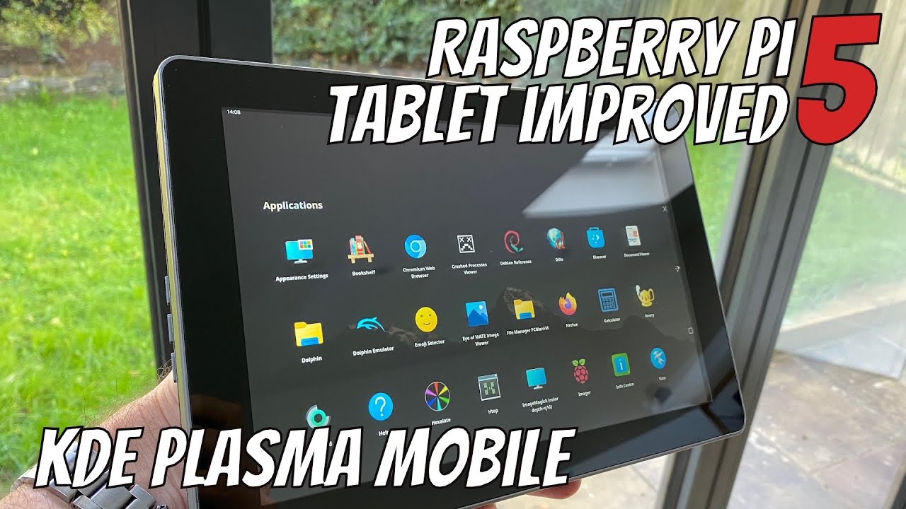 Raspberry Pi 5 Tablet. Now with Cooling and KDE Plasma mobile