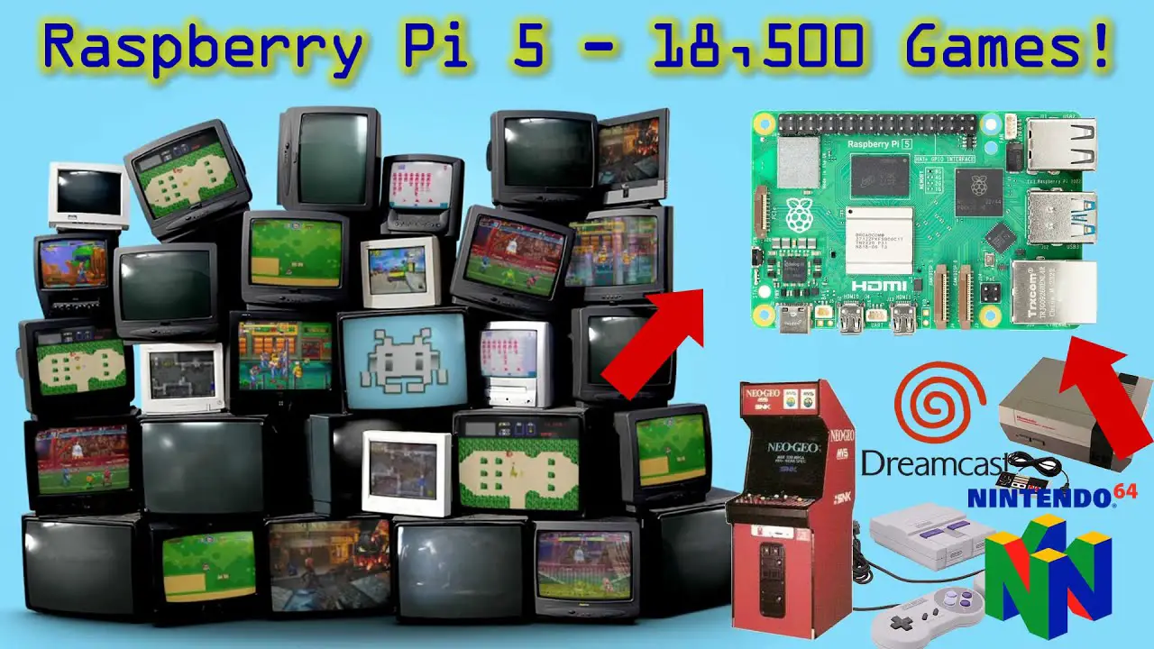 Best 512gb Raspberry Pi 5 Retro Gaming Image Ever Created.