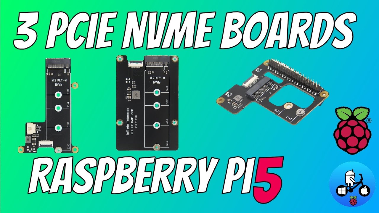 PCIe NVMe for Raspberry Pi 5. Geekworm
