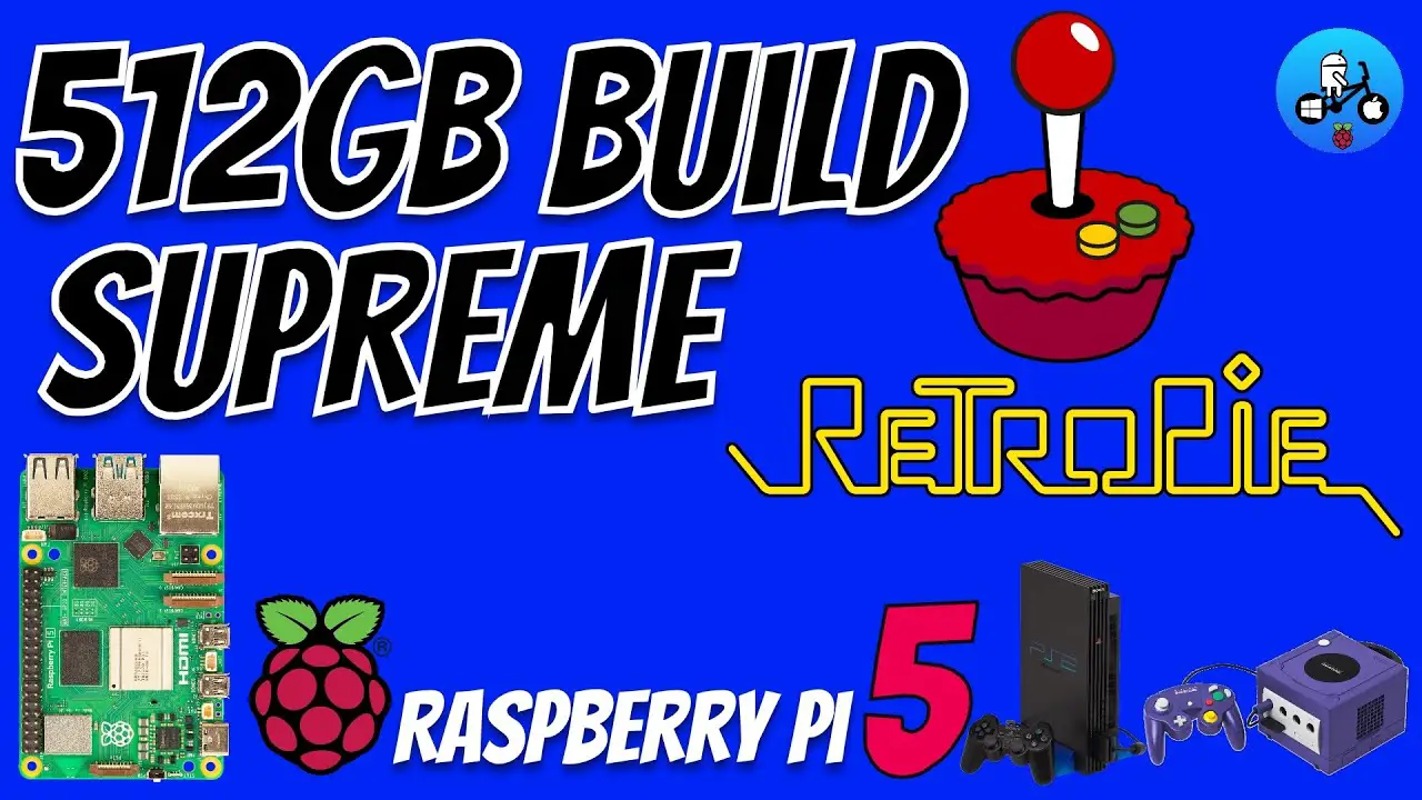 **HUGE** 512GB Retropie build for Raspberry Pi 5. PS2, Gamecube and much more.