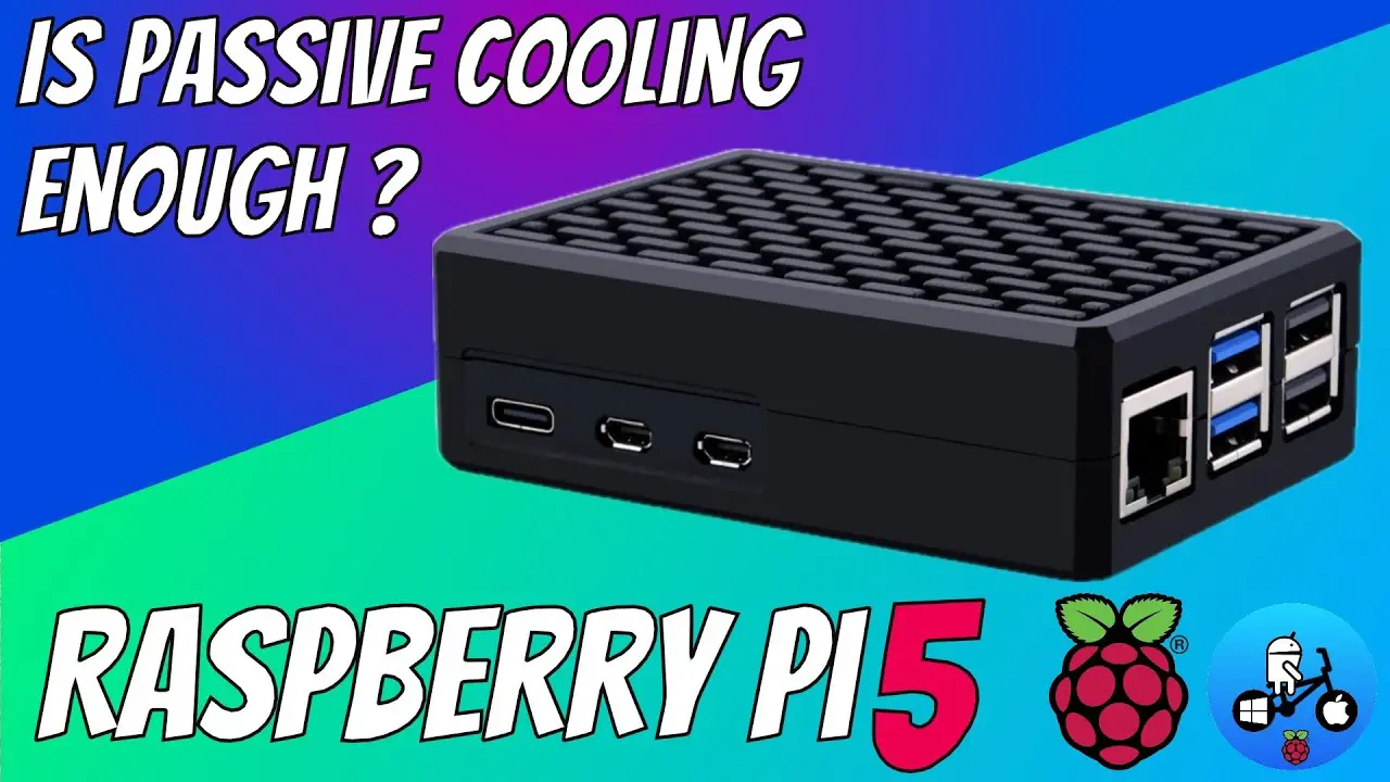 Silent Cooling for Raspberry Pi 5. 52Pi Armour case V5 Remote Desktop test