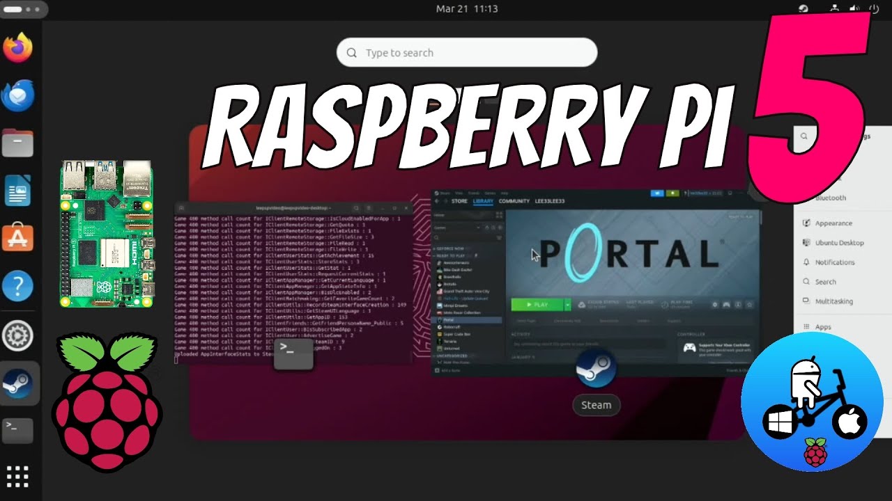 Play Steam Games on Raspberry Pi 5. Ubuntu 23.10