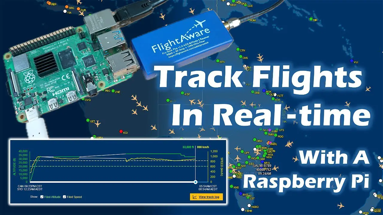 Track Aircraft With Your Raspberry Pi Using The FlightAware Pro