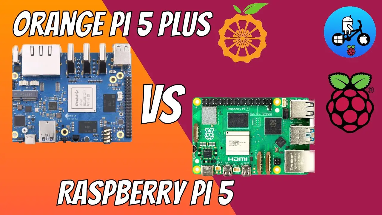 Orange Pi 5 plus 16GB Vs Raspberry Pi 5 8GB. Ubuntu