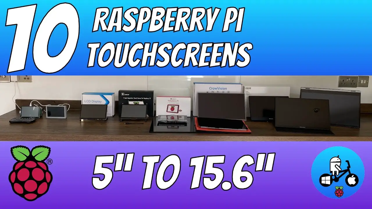 10 Touchscreen monitors for Raspberry Pi.