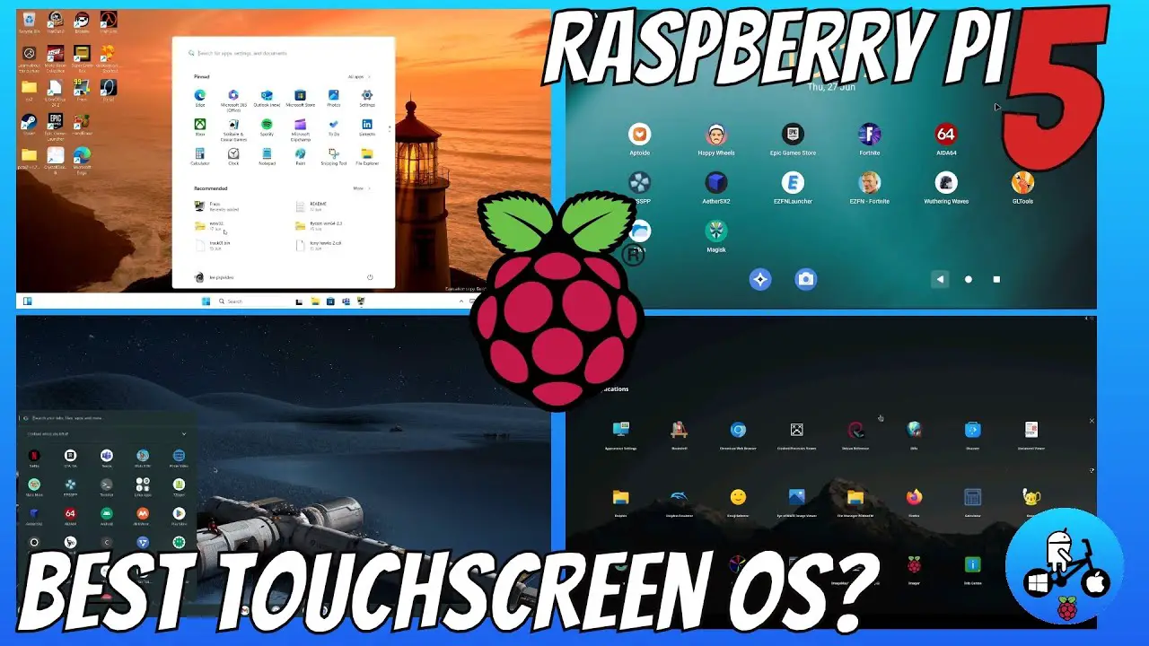 Best touchscreen OS experience on Raspberry Pi 5?