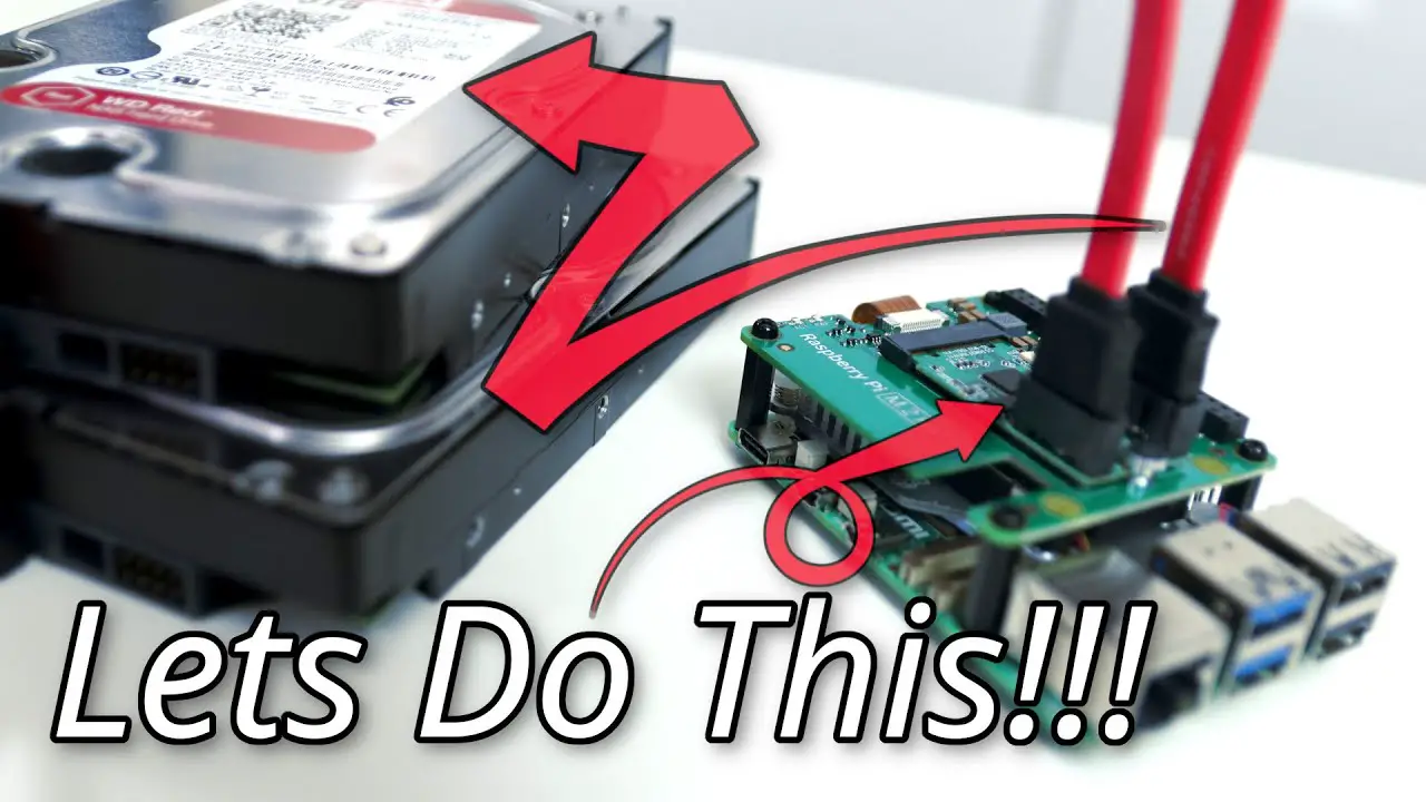 Building A NAS with Raspberry Pi 5 M.2 Hat+