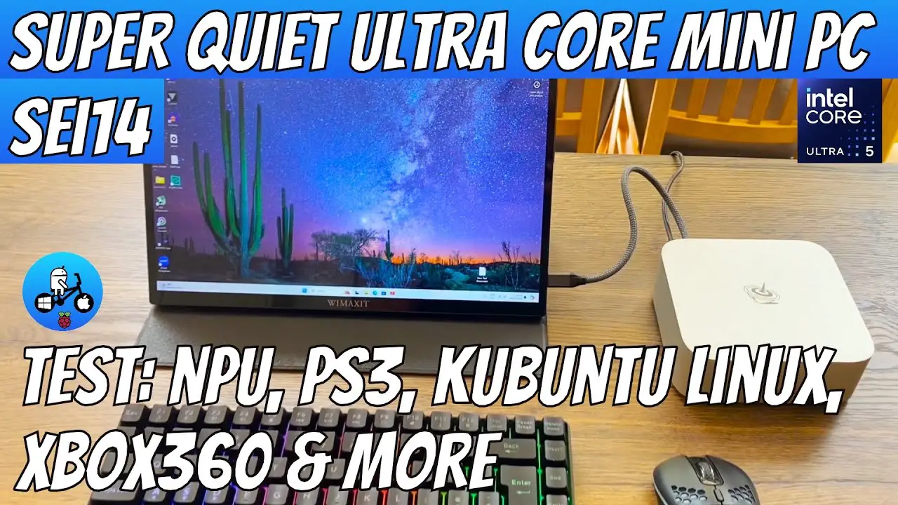 Beelink SEi14 Mini PC. Intel Core Ultra 5 125H with NPU **UPDATED**