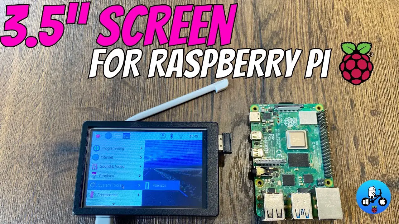 3.5” touchscreen display for Raspberry Pi 5, Pi 4 & more
