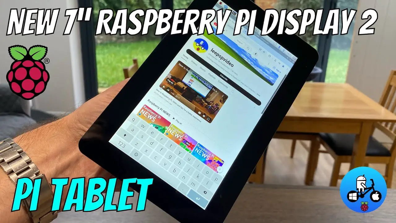 New Raspberry Pi Touch Display 2. 7″ Tablet