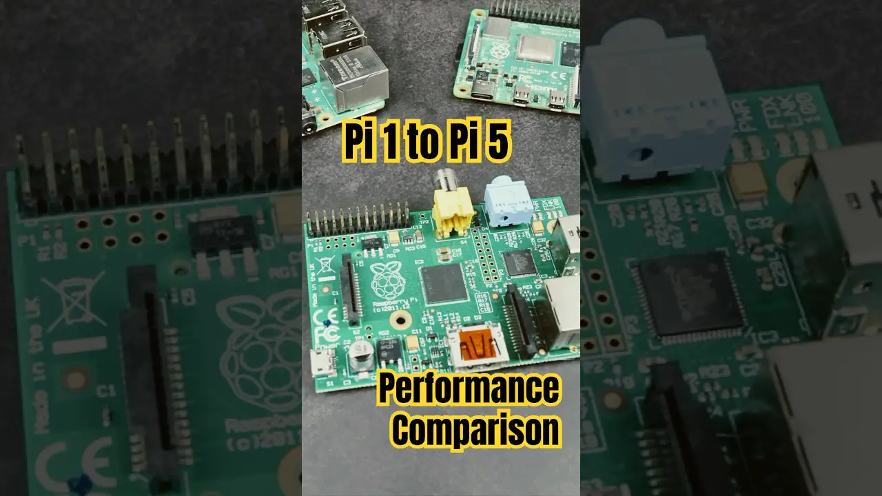 Raspberry Pi Ultimate Performance Comparison: Pi 1 to Pi 5 #raspberrypi5 #techtok #raspberrypi